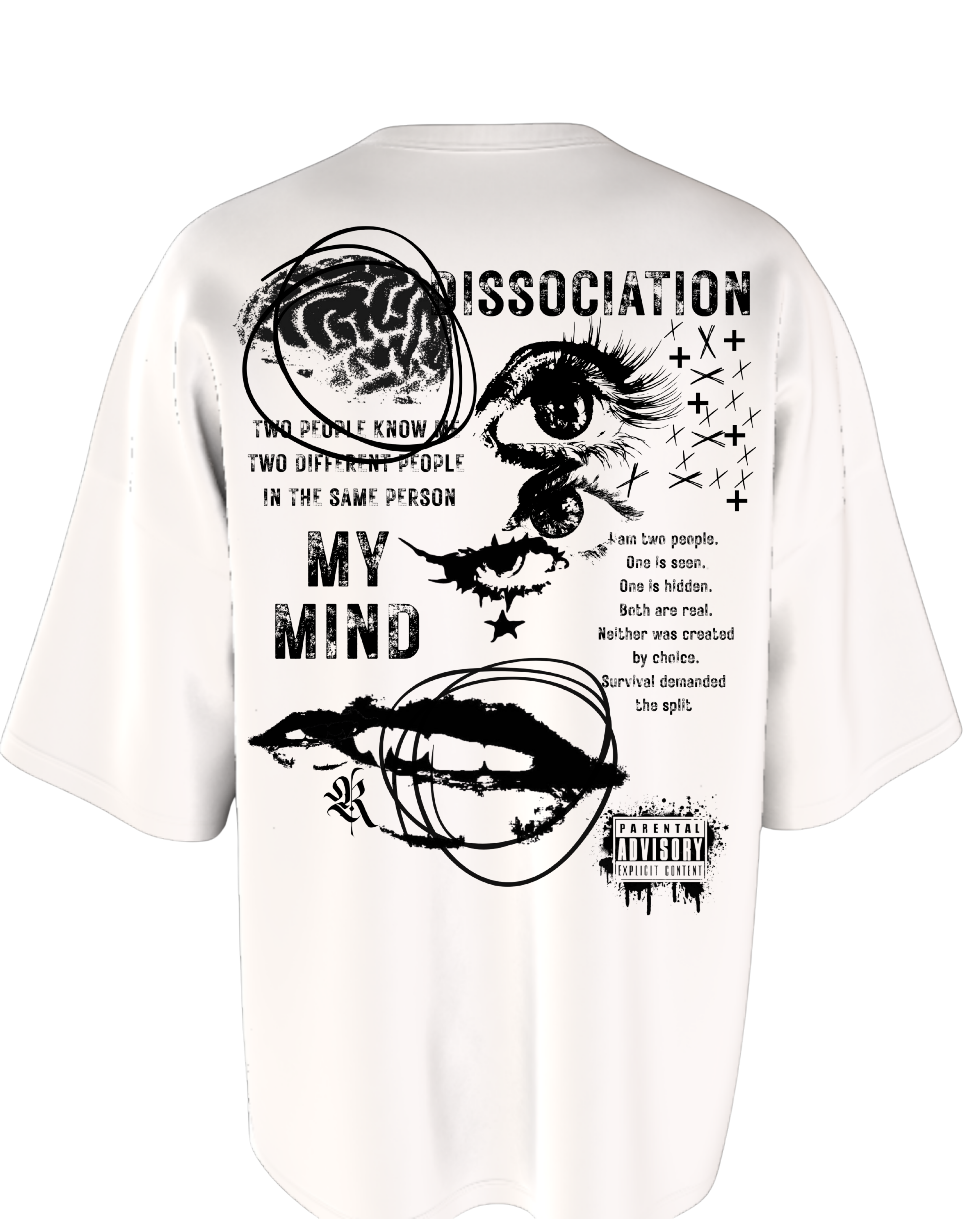 DISSOCIATION BOXY  OVERSIZED TSHIRT