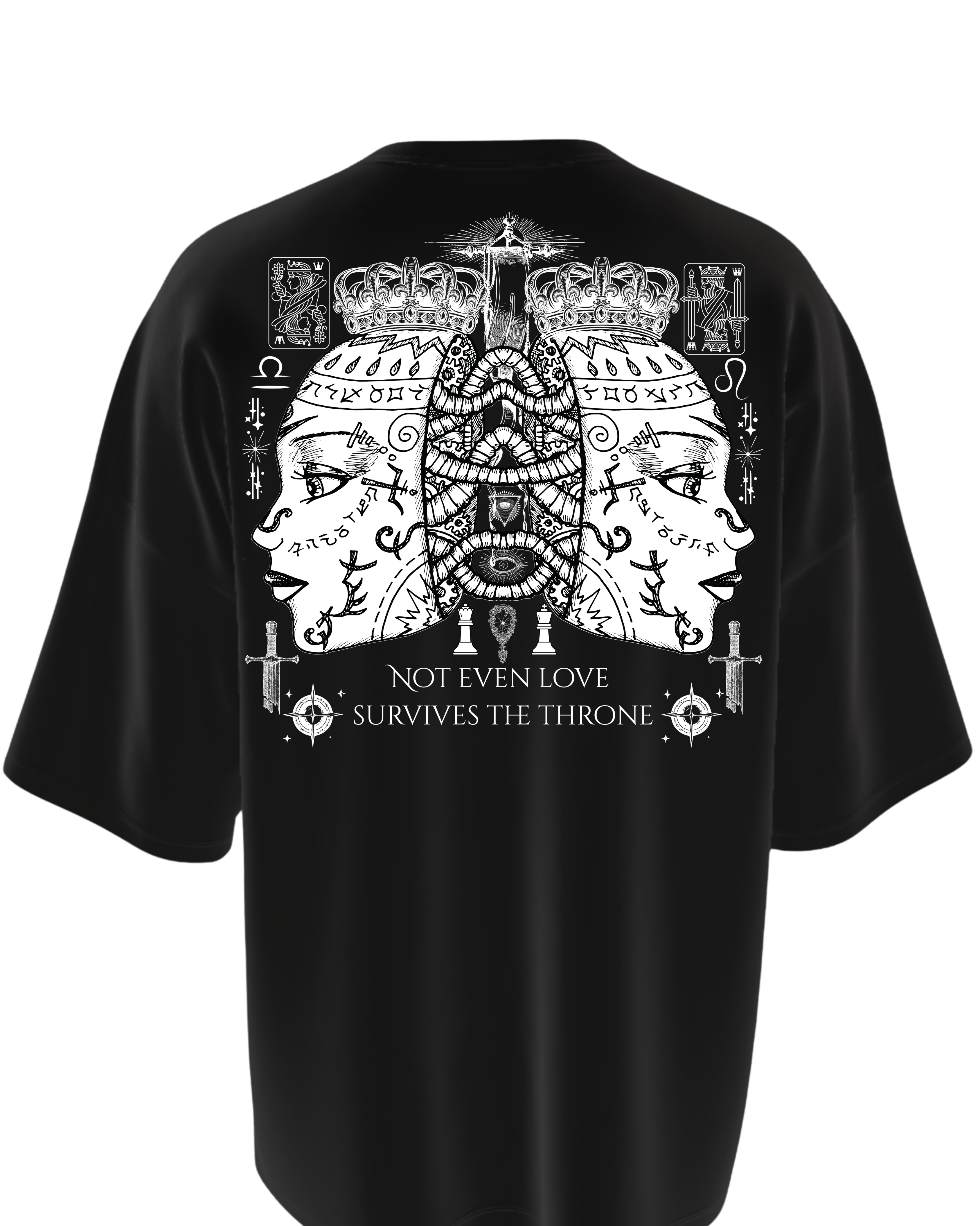 DUAL RUIN BOXY FIT TSHIRT