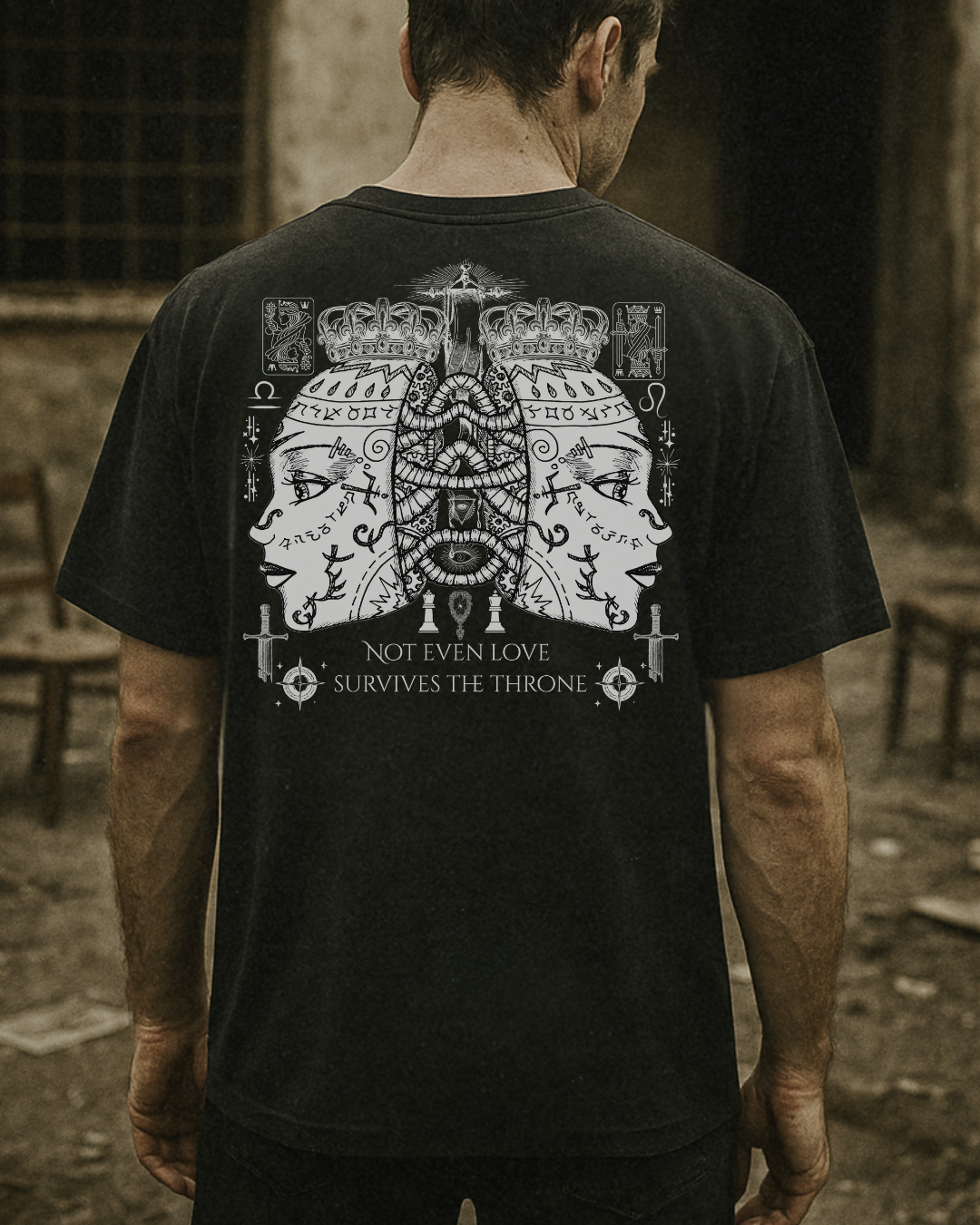 DUAL RUIN BOXY FIT TSHIRT