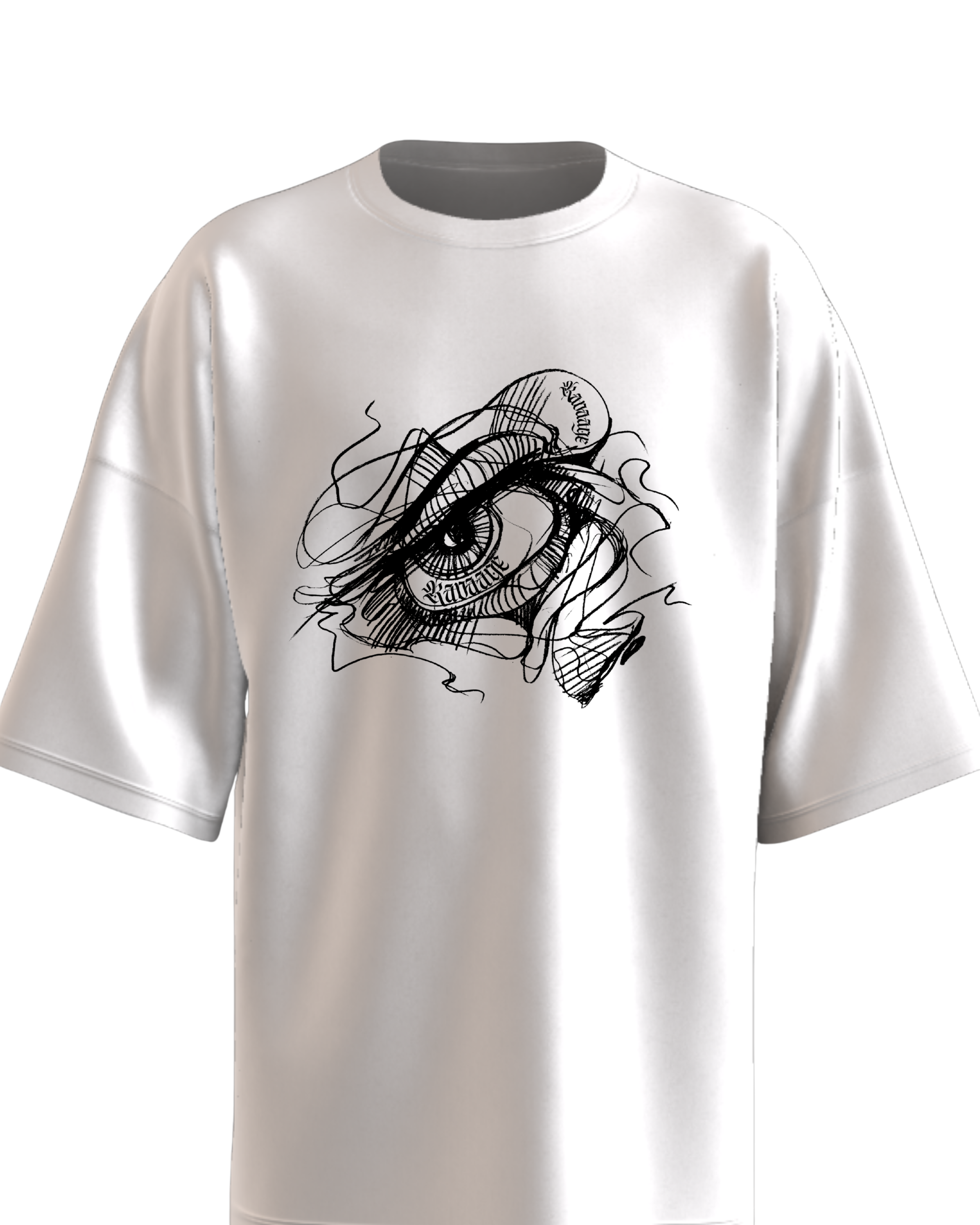 CROWNED SIN BOXY FIT TSHIRT