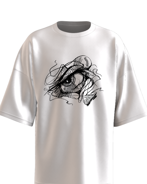 CROWNED SIN BOXY OVERSIZED TSHIRT