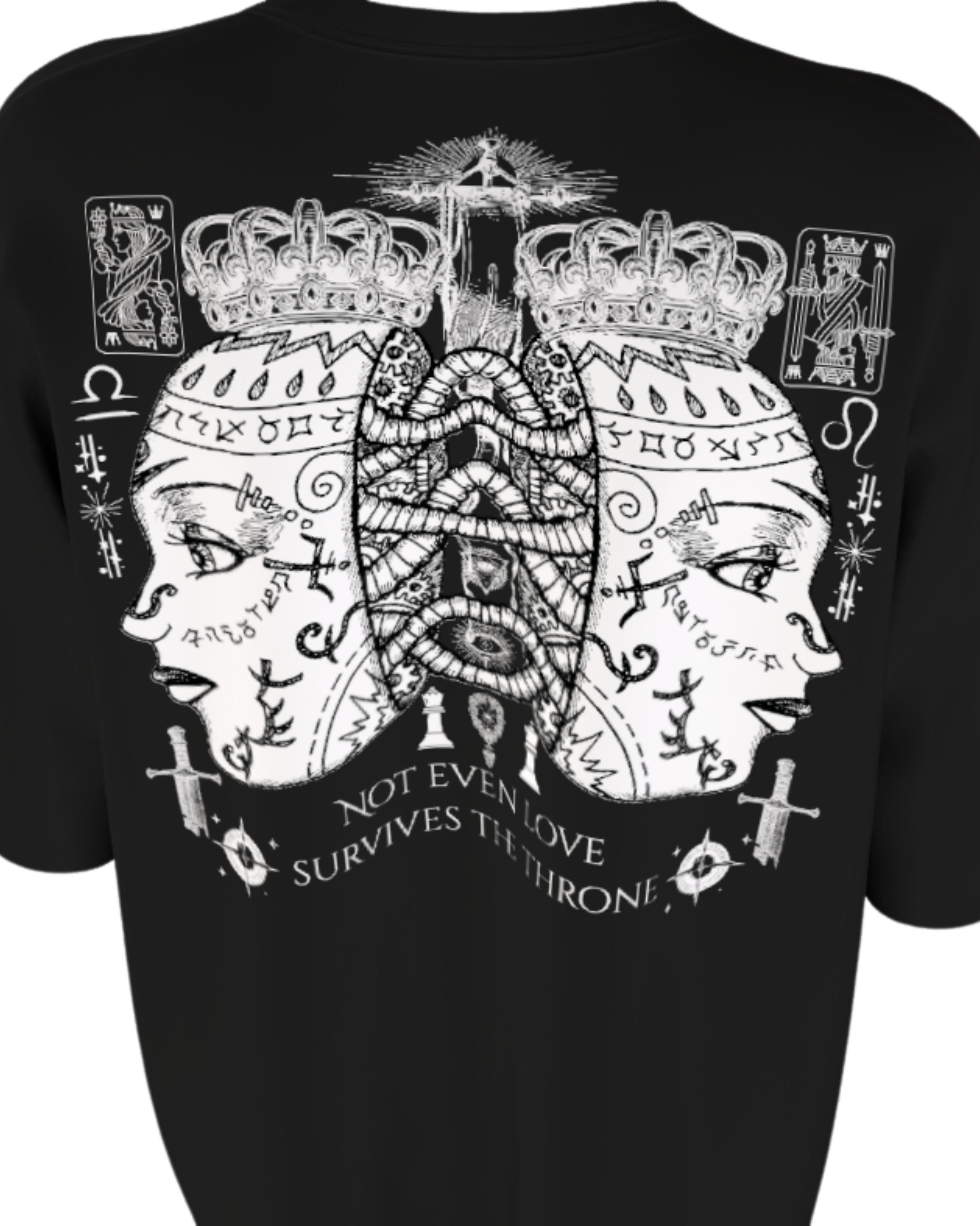 DUAL RUIN BOXY FIT TSHIRT