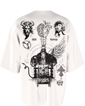 CROWNED SIN BOXY OVERSIZED TSHIRT
