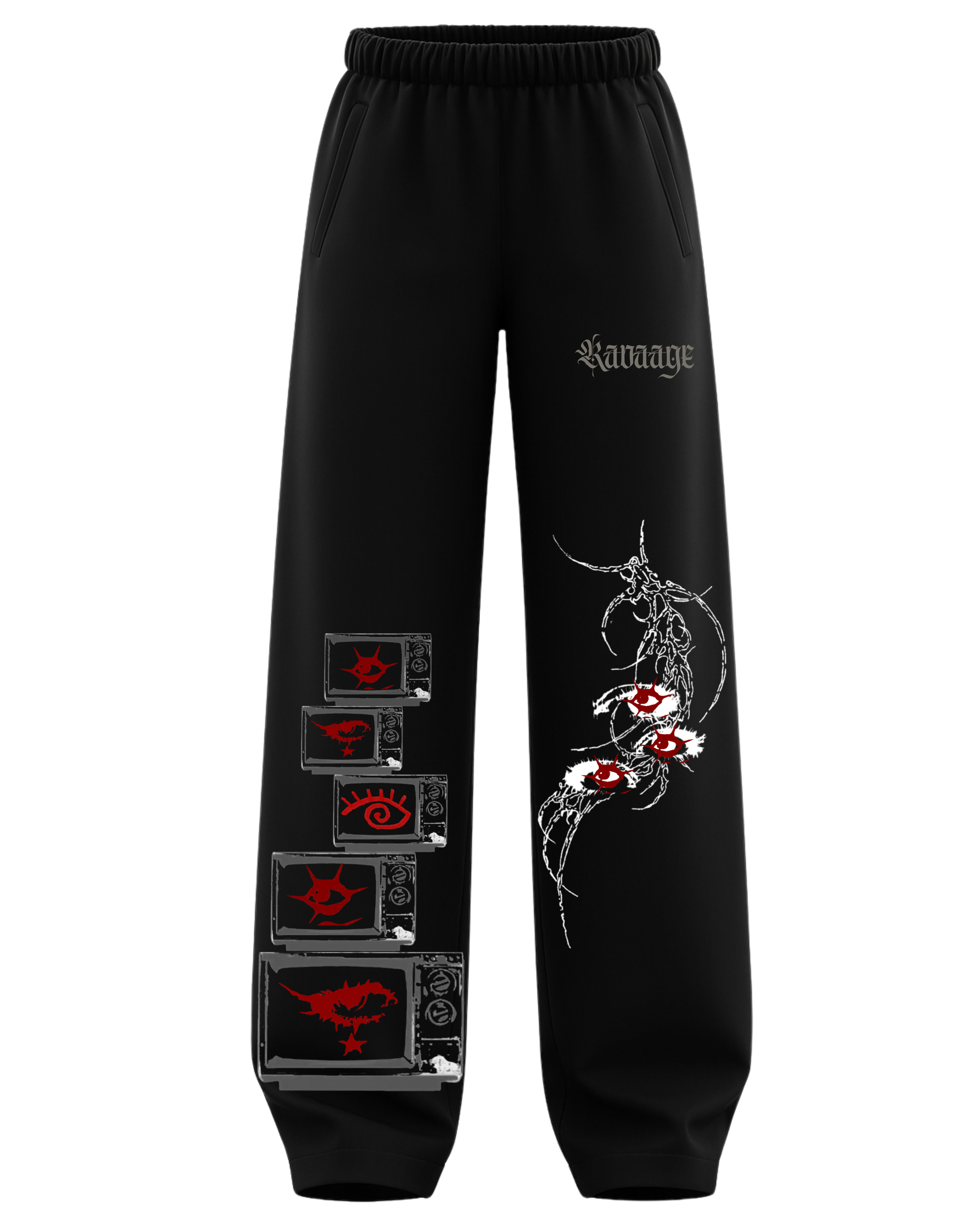 BROADCAST OF DECAY BAGGY PANTS